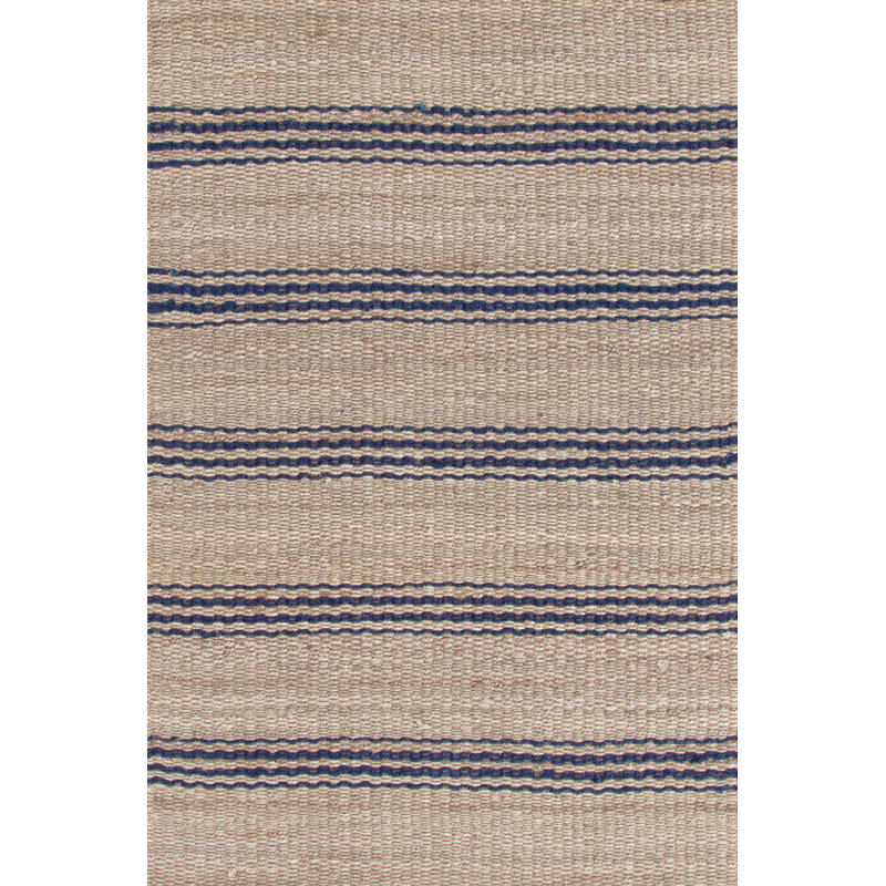 Dash and Albert Rugs Jute Ticking Striped Handmade Flatweave Jute/Sisal